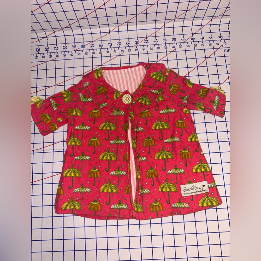 OG SweetHoney Pink Umbrella-Print Jacket